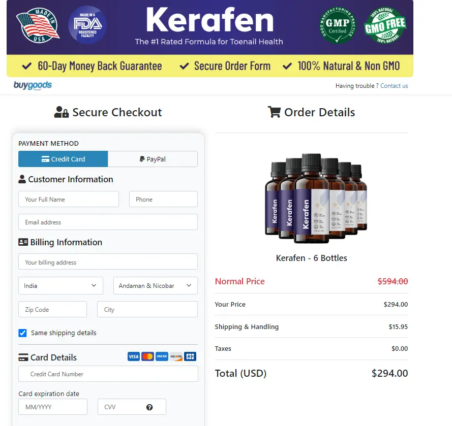 Kerafen-order-page